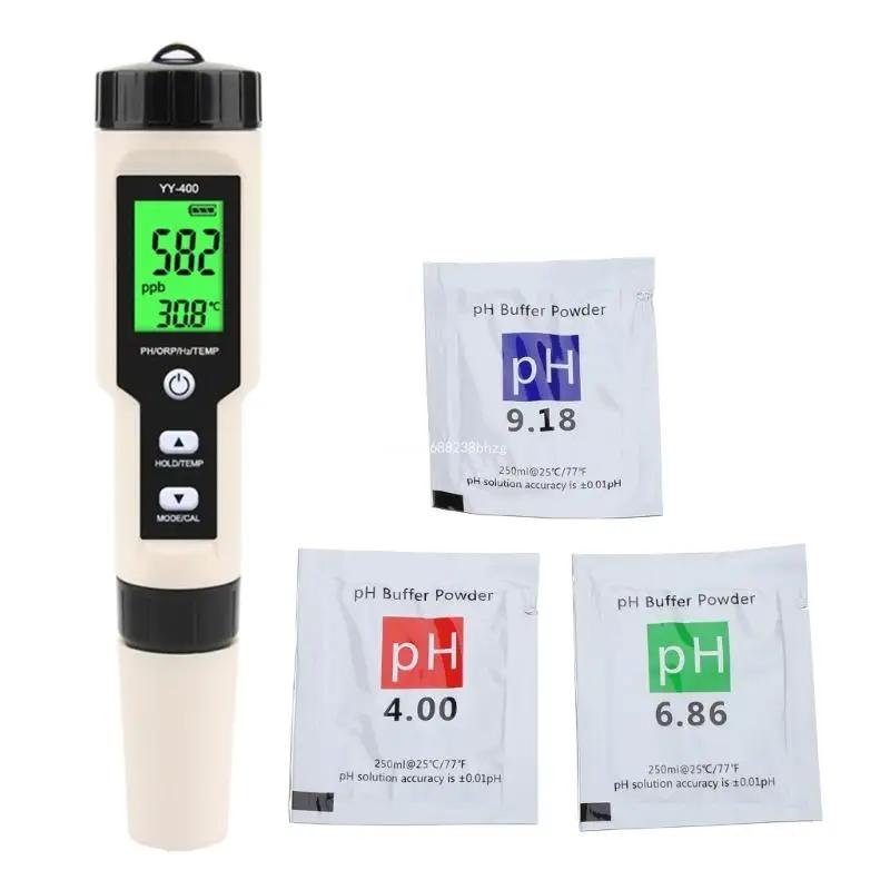 ޴   ׽  4 in 1 PH/ORP/TEM for Swimming Pool Dropship